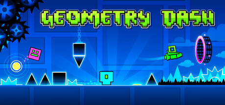 Geometry Dash features rhythm-based gameplay across colorful, challenging levels